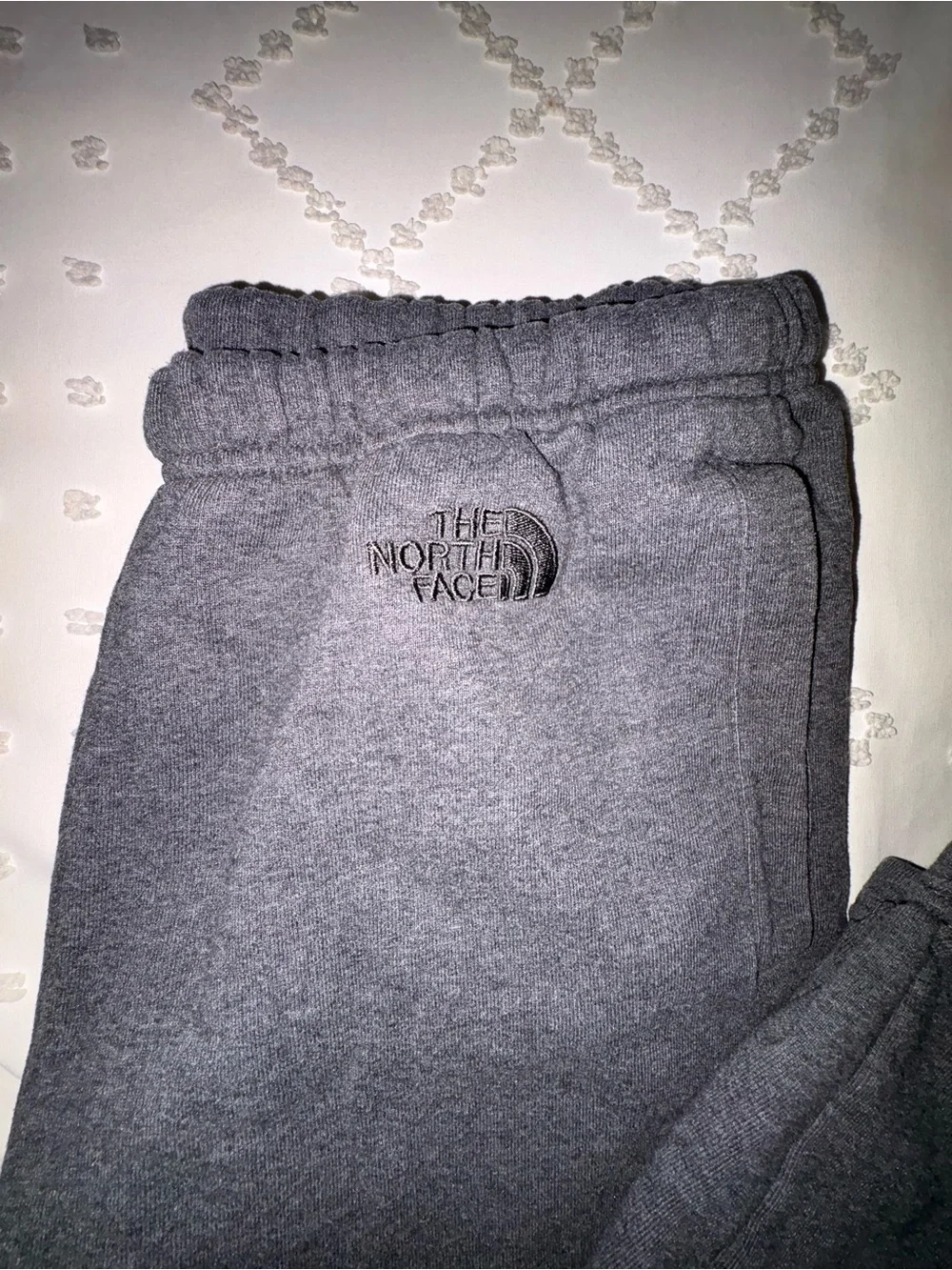The North Face Charcoal Gray Fleece Joggers